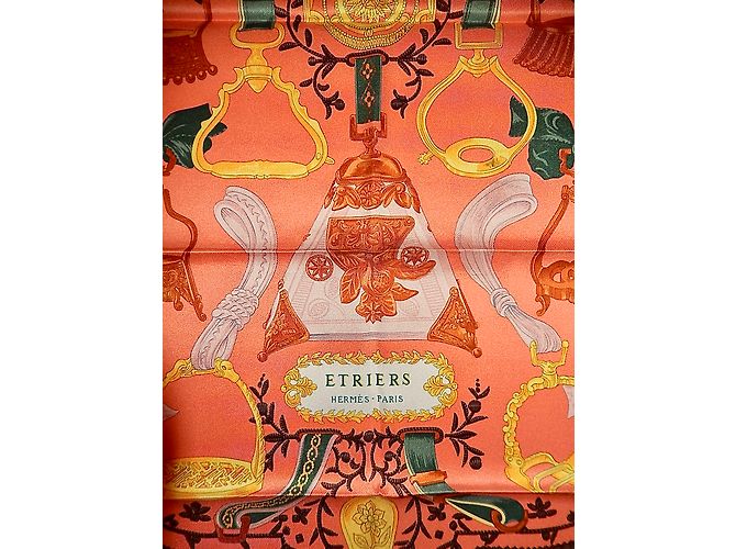 Hermès BRACKETS (Vintage silk) Multiple colors - view 6