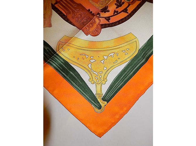 Hermès BRACKETS (Vintage silk) Multiple colors - view 8