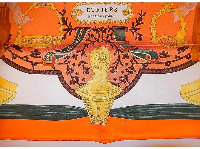 Hermès BRACKETS (Vintage silk) Multiple colors - view 9