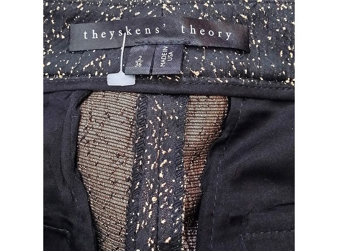 Theysken's Theory Teoría de Theyskens 'Padgette Foldy Negro Dorado - vista 5