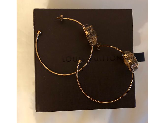 Aros de Louis Vuitton Dorado - vista 4