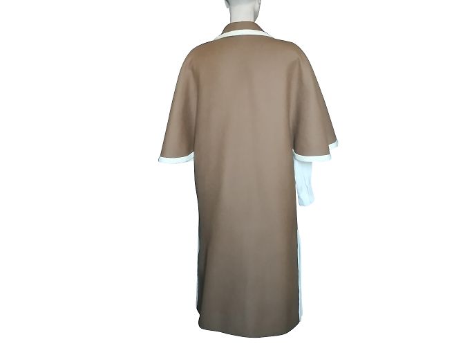 Autre Marque Abrigo de lana Martine Garber Caramelo - vista 2