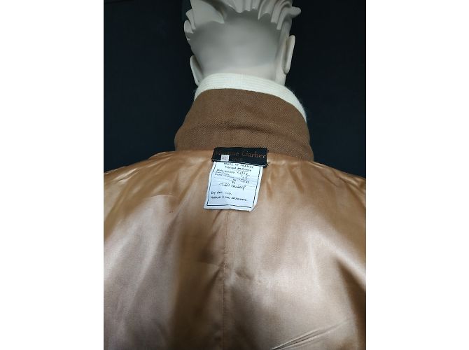 Autre Marque Abrigo de lana Martine Garber Caramelo - vista 6