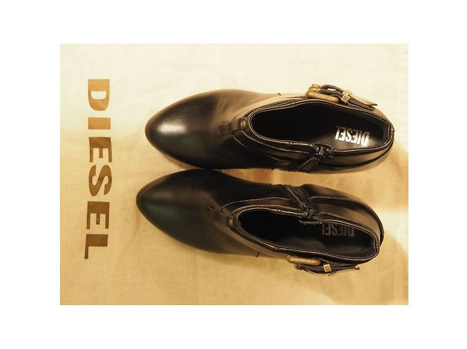 Botines Diesel con hebillas Negro - vista 8