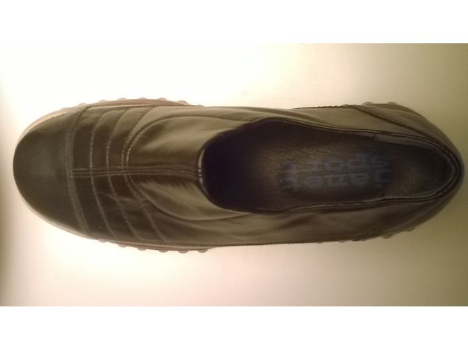 Autre Marque Ballerine JANET SPORT in pelle nera Nero - vista 3