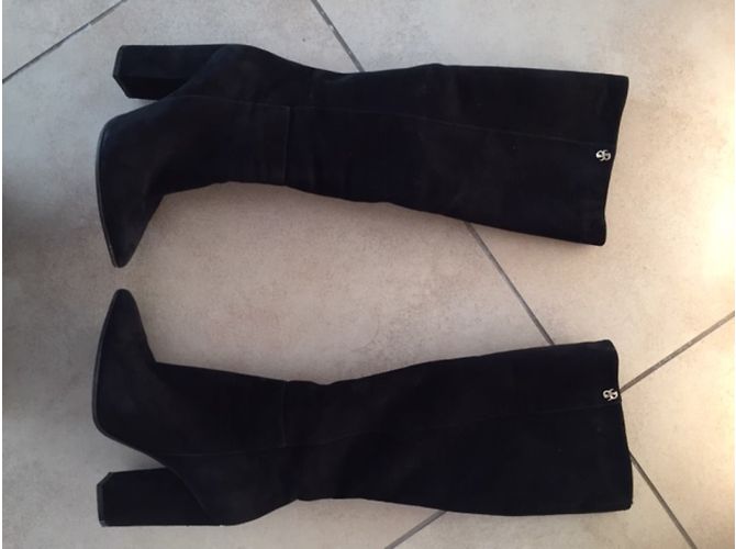 Autre Marque Botas Gianni Renzi de piel negra 37 Negro - vista 4