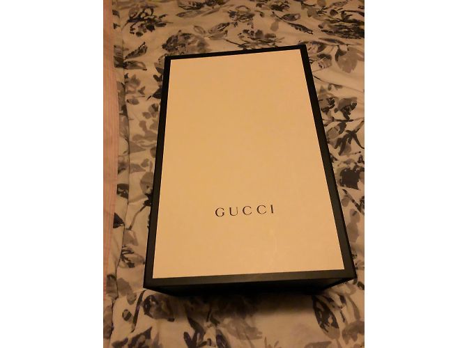 Borsa a mano Gucci Padlock GG in pelle Caramello - vista 16