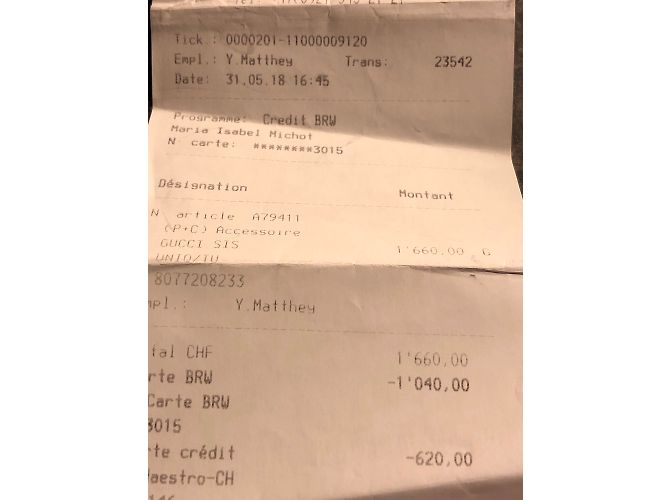 Borsa a mano Gucci Padlock GG in pelle Caramello - vista 5