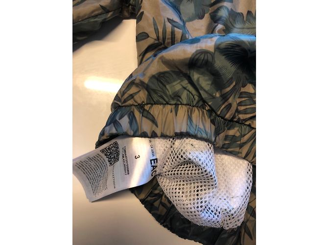 Veste coupe vent à capuche GUESS Vert Foncé 3 ans - vue 3