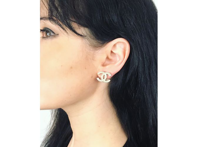 Chanel Silver CC Clips Silber - Ansicht 4