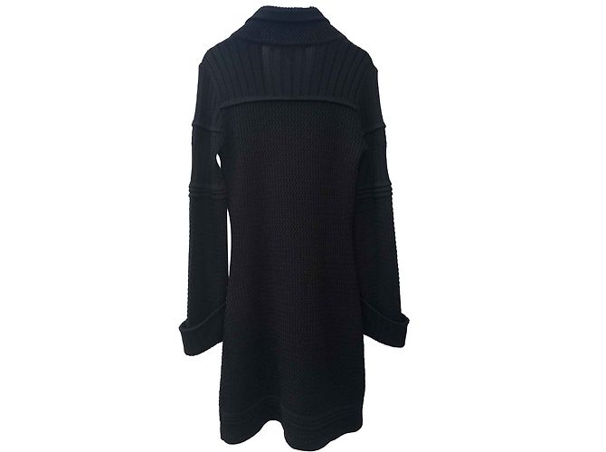Diane Von Furstenberg Strickjacke aus Wolle schwarz - Ansicht 2