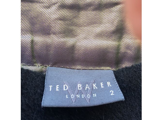 Falda Ted Baker de mezcla de lana negra Negro - vista 3