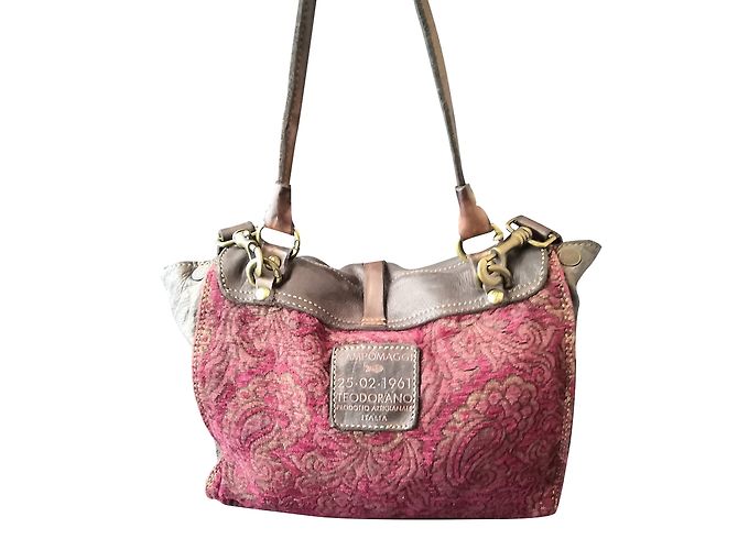 Bellissima borsa Campomaggi Porpora Marrone scuro - vista 2