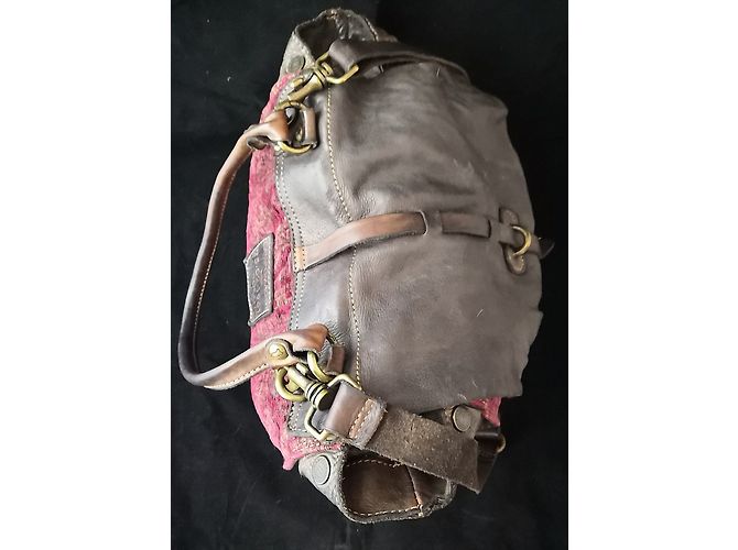 Bellissima borsa Campomaggi Porpora Marrone scuro - vista 4