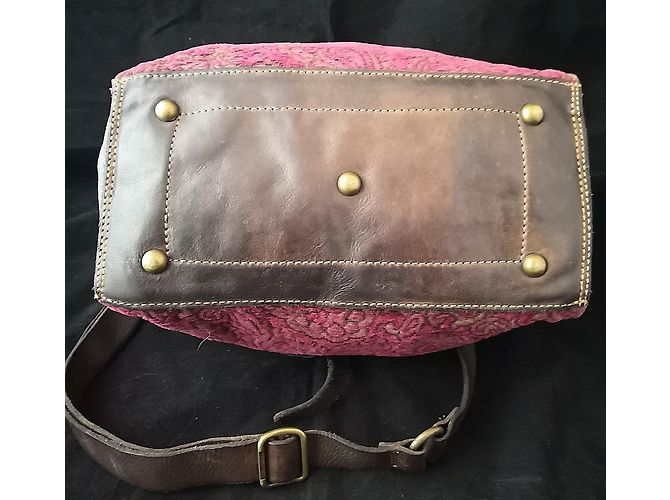 Bellissima borsa Campomaggi Porpora Marrone scuro - vista 5