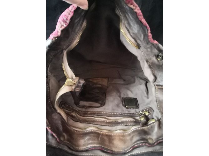 Bellissima borsa Campomaggi Porpora Marrone scuro - vista 6