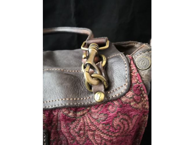 Bellissima borsa Campomaggi Porpora Marrone scuro - vista 8