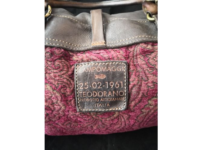 Bellissima borsa Campomaggi Porpora Marrone scuro - vista 9