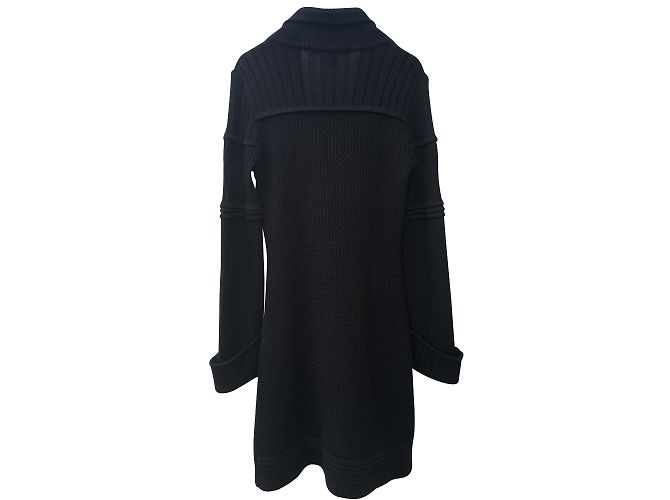 Diane Von Furstenberg Strickjacke aus Wolle Schwarz - Ansicht 2