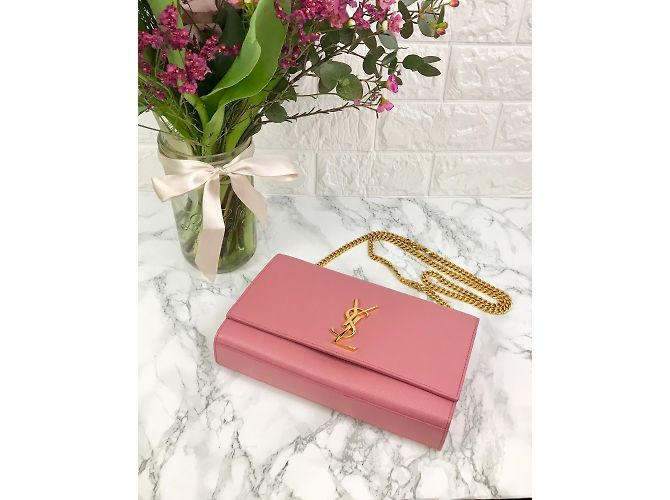 Borsa Saint Laurent Kate Monogram - vista 3