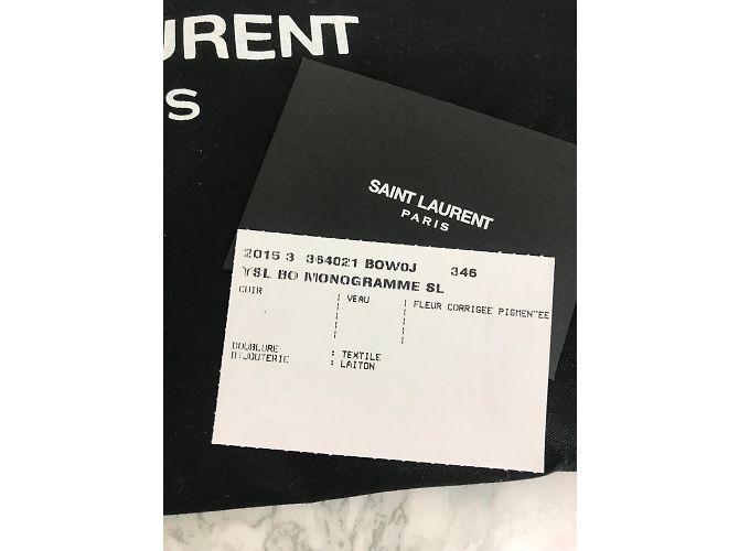 Borsa Saint Laurent Kate Monogram - vista 9