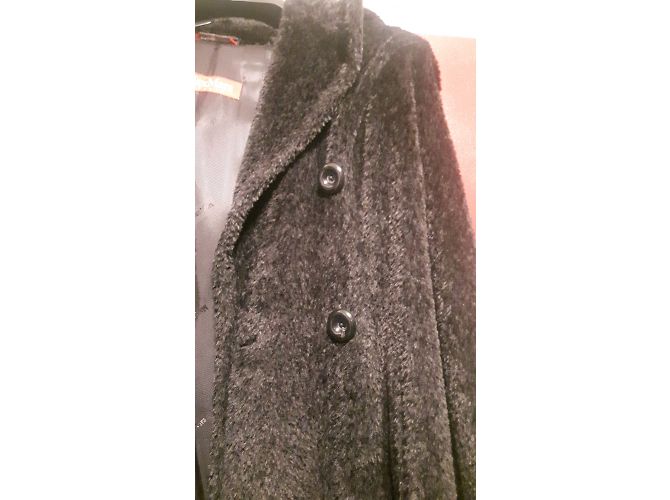 Abrigo largo Max Mara de lana de alpaca negro - vista 8