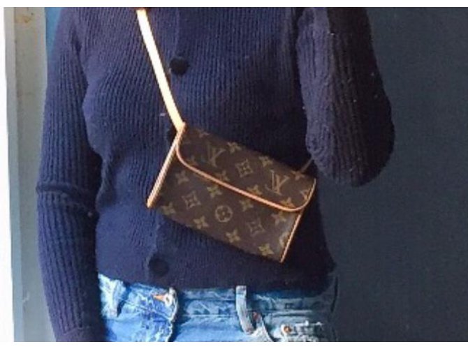 Louis Vuitton fiorentino Marrone - vista 4