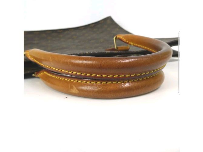 tote bag monogram plateau louis vuitton Marrone chiaro Marrone scuro - vista 2