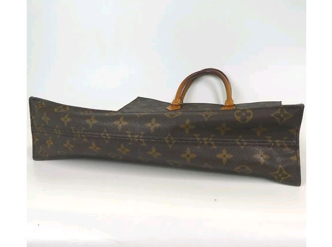 tote bag monogram plateau louis vuitton Marrone chiaro Marrone scuro - vista 5