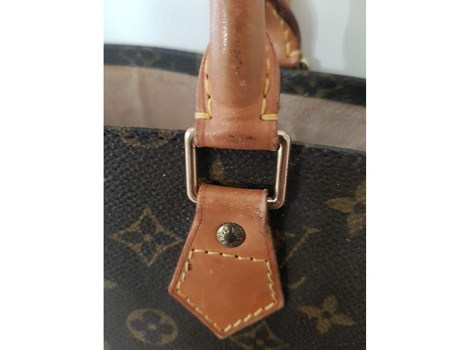 tote bag monogram plateau louis vuitton Marrone chiaro Marrone scuro - vista 9