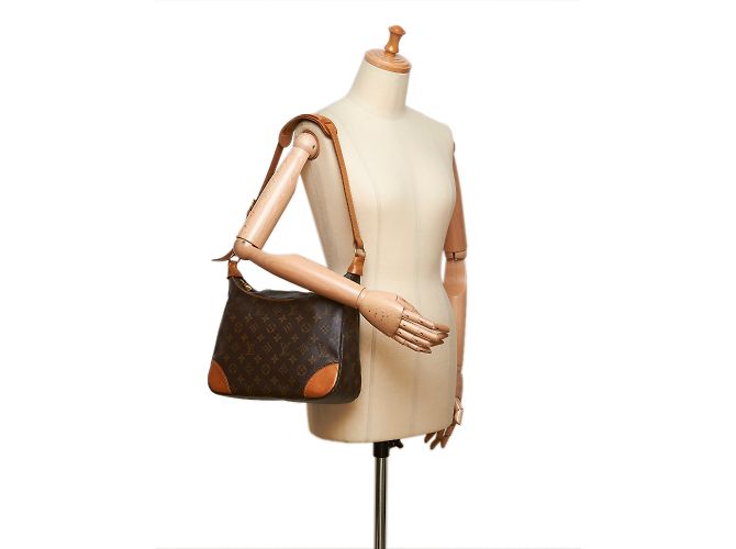 Louis Vuitton Monograma Boulogne GM Castaño - vista 10