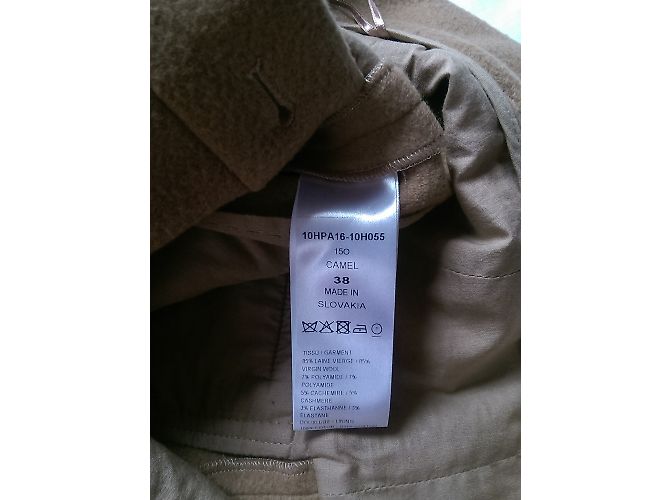 Chloé Serge trousers camel wool and cashmere - view 3