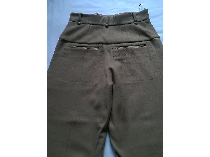 Chloé Serge trousers camel wool and cashmere - view 7