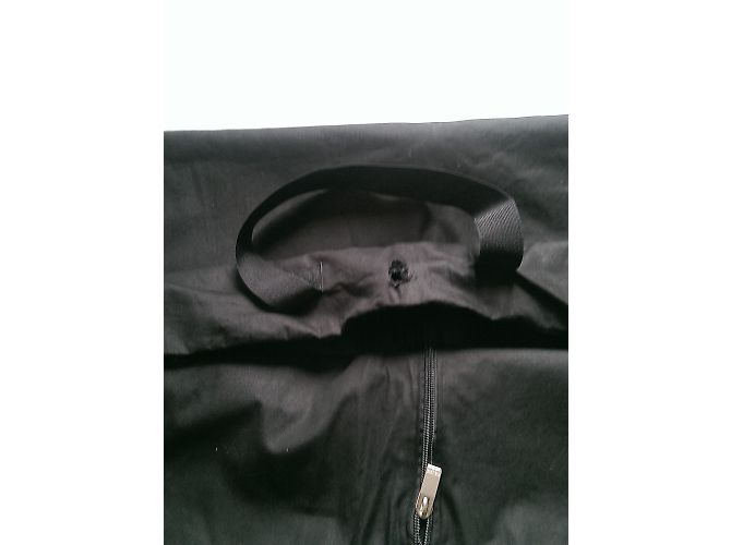 Valigetta Saint Laurent Travel House Nera in Cotone Nero - vista 3