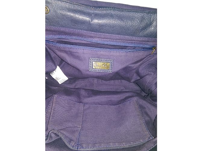 Bolsa Bel Air de pele bege e cinza - vista 9