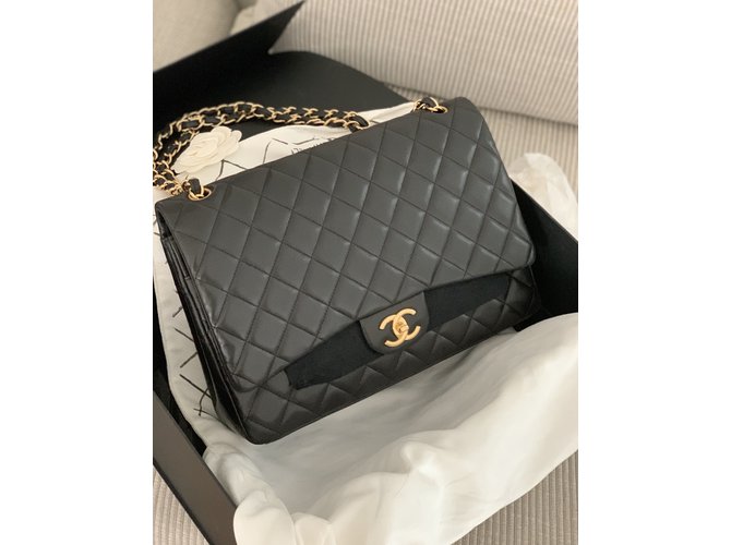Timeless Chanel Maxi Jumbo nero - vista 14