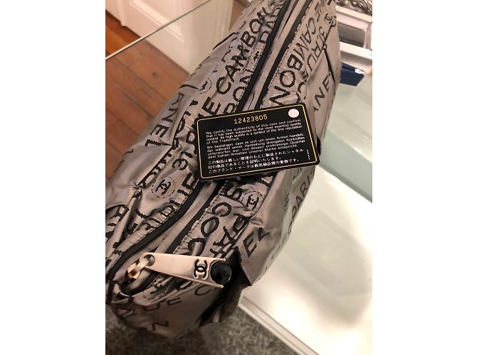 Chanel Coco Cambon Preto Cinza antracite - vista 4