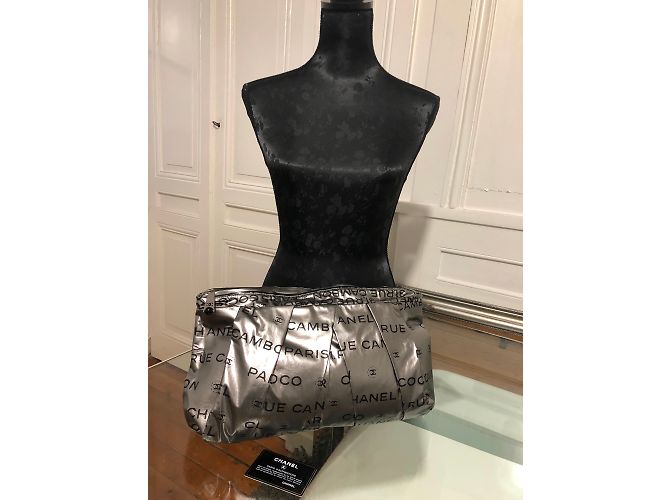 Chanel Coco Cambon Preto Cinza antracite - vista 5