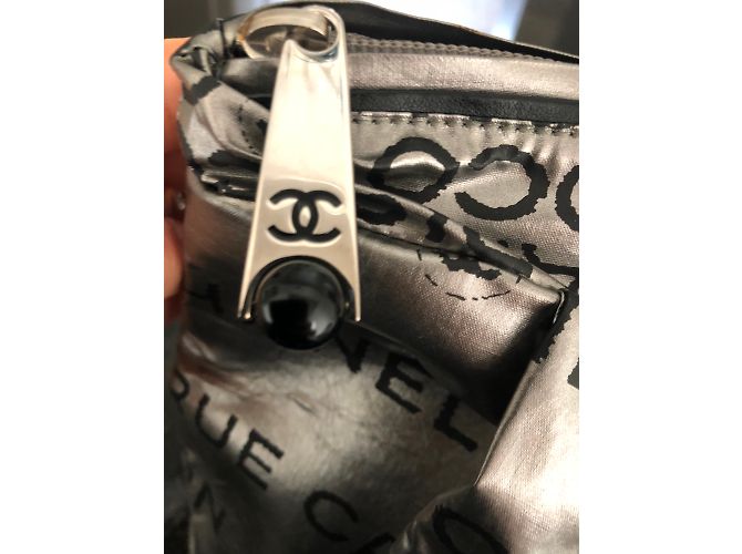 Chanel Coco Cambon Preto Cinza antracite - vista 8