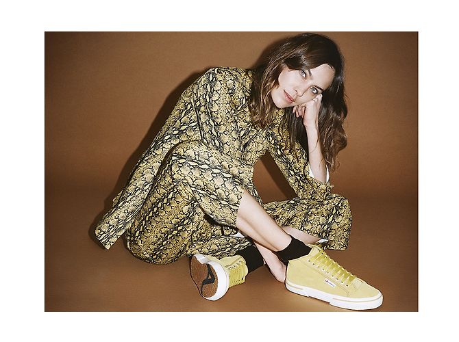 superga x alexa chung Caramello - vista 7