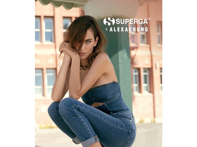 superga x alexa chung Caramello - vista 8