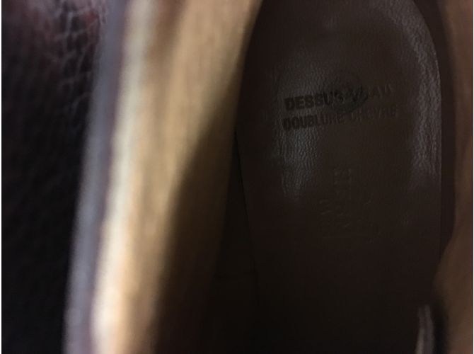Botines Hermès de cuero marrón 37 Marrón oscuro - vista 18