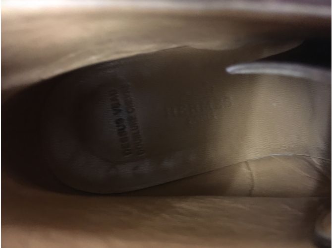 Botines Hermès de cuero marrón 37 Marrón oscuro - vista 8