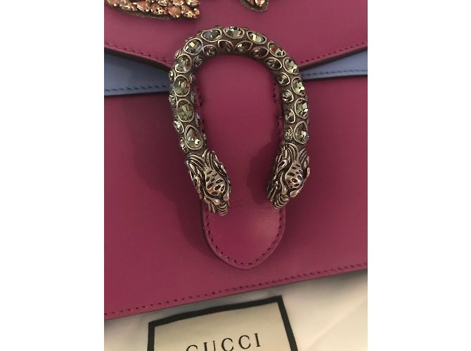 Gucci Dionysus Leder Handtasche Hellblau - Ansicht 3