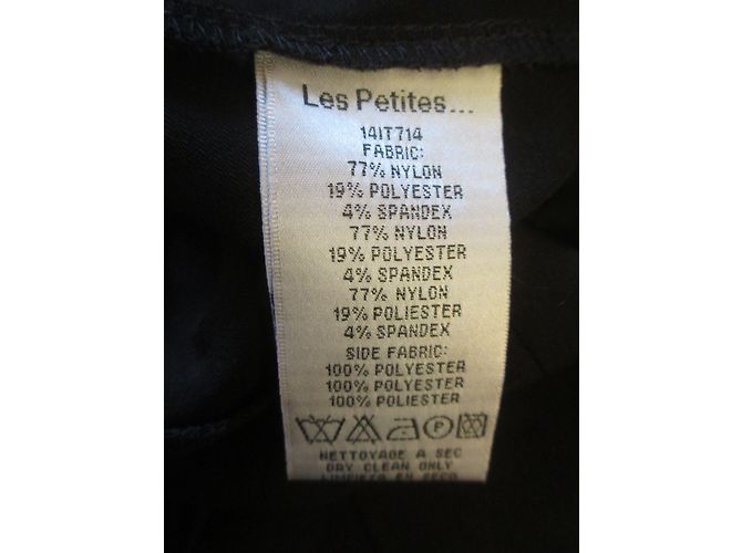 Les Petites Schwarzes Bi Material Kleid - Ansicht 4