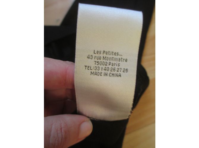 Les Petites Schwarzes Bi Material Kleid - Ansicht 5