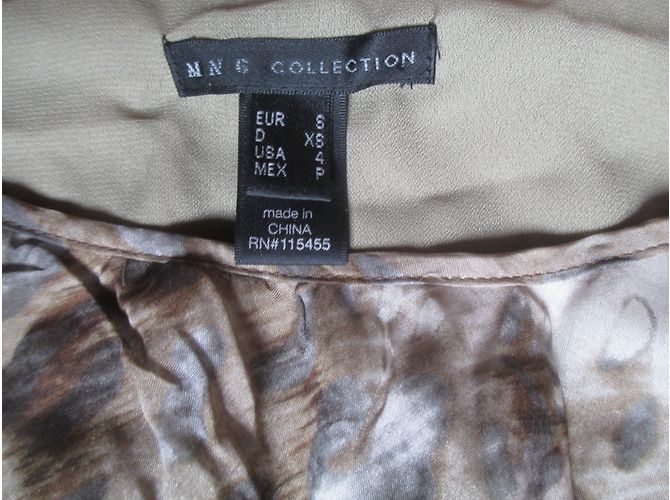 Robe Mango en soie imprimé python - vue 5