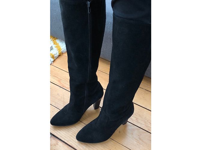 Jonak Lederstiefel Schwarz - Ansicht 6