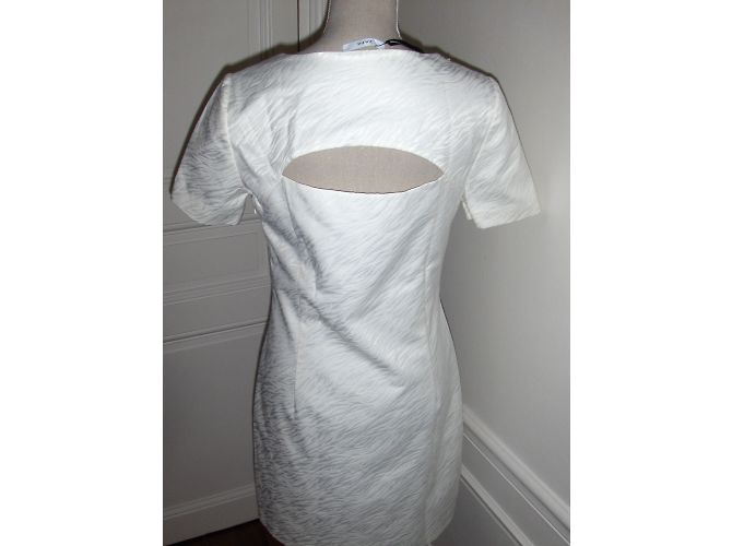 Vestido Zapa de algodón blanco Talla 40 - vista 4