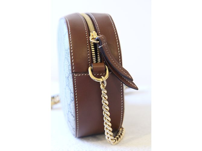Mini borsa a catena Gucci GG Supreme - vista 10